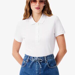 Lacoste White/White Polo Short Sleeve